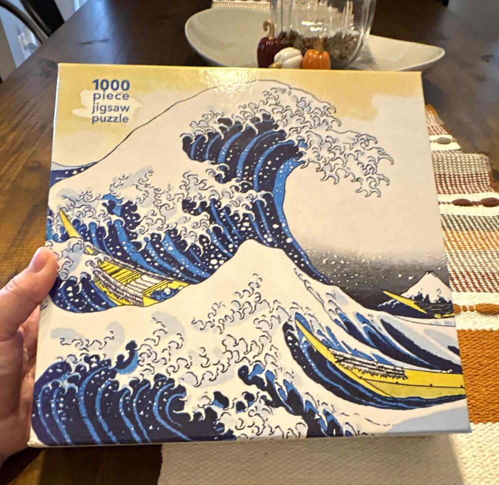 Flame Tree Publishing / Great Wave Hokusai / 1000 Pc Puzzle / Poster